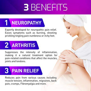 Neuropathy Nerve Pain Relief Cream 2oz