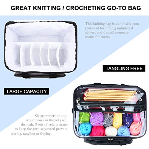 Hoshin Knitting Bag for Yarn Storage