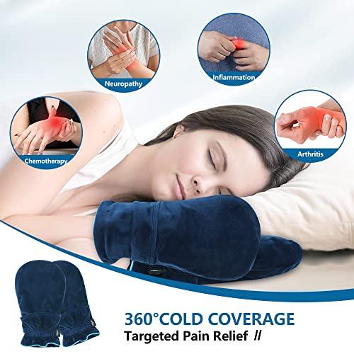 Hilph® Hand Ice Pack Gloves/Wrap for Pain Relief Pack, Hot Cold