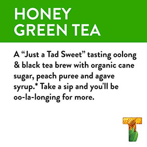 Honest Tea Organic Fair Trade Honey Green Gluten Free, 16.9 Fl. Oz, 12 Pack