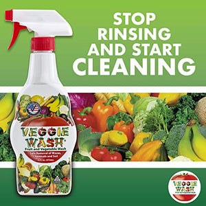 Veggie Wash All Natural Fruit and Vegetable Wash Sprayer