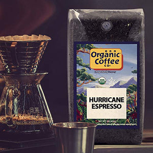 Organic Coffee Co. Hurricane Espresso Whole Bean Coffee 2LB (32 Oz)