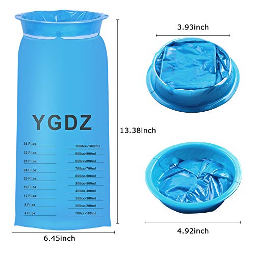  Reusable Puke Bucket for Vomit & Nausea, Hospitals, Kids,  Parties, Motion Sick, 3.0L : Health & Household
