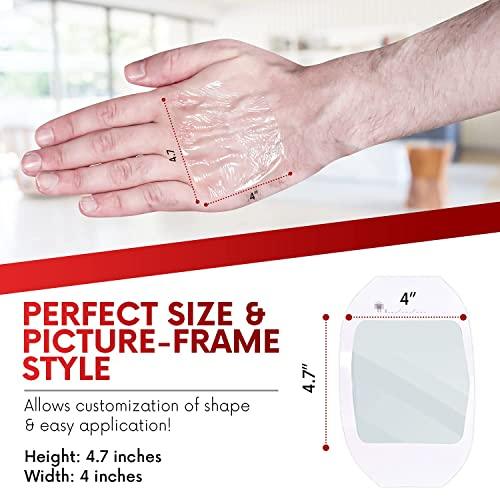 Transparent Film Dressing, 4" x 4.7" Pack of 50 Waterproof Wound Band - My CareCrew Transparent Film Dressing, 4" x 4.7" Pack of 50 Waterproof Wound Band - My CareCrew