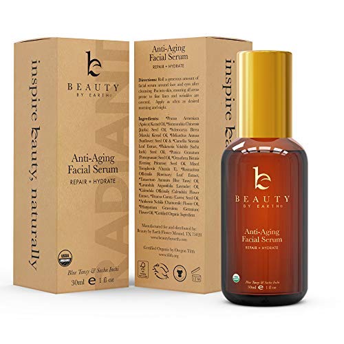 Organic Blue Tansy Serum Face Oil, Face Serums for Women, Eye Serum &amp; Facial Serum, Skin Brightening Serum, Skin Smoothing Serum, Skin Care Face Serums to Moisturize, Hydrate &amp; Repair - My CareCrew