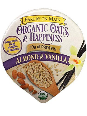 Bakery On Main, USDA Organic,10g - Almond & Vanilla, 1.9oz (Pack of 6)