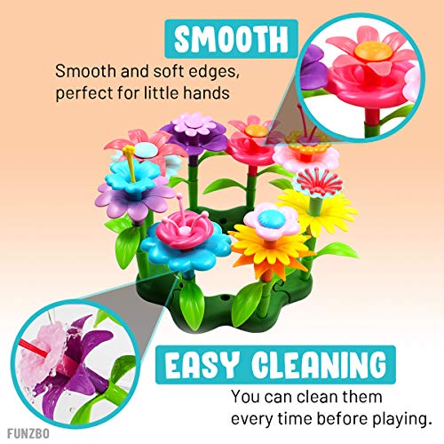 Flower Garden Building Toys for Girls