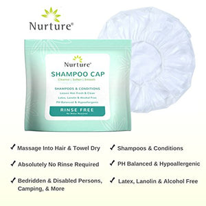 No Rinse Shampoo Cap by Nurture (6-Pack)