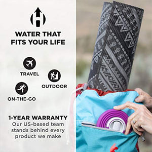 HYDAWAY Collapsible Water Bottle, 17oz