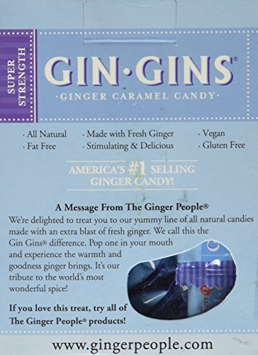 Ginger People Gin Gins Boost Ultra Strength Ginger Candy - 4.5 oz.