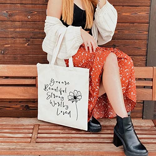 Canvas Tote Bag for Women Aesthetic