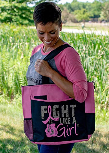 Fight Like a girl tote bag