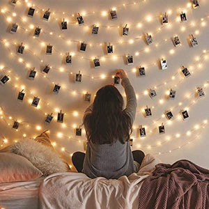 Vont Starry Fairy Lights, String Lights, 66FT, 200 LEDs, Bedroom Decor, Wall Decor, USB Powered, Bendable Copper Twinkle Lights, Indoor Outdoor Use, Lighting for Wall, Patio, Tapestry
