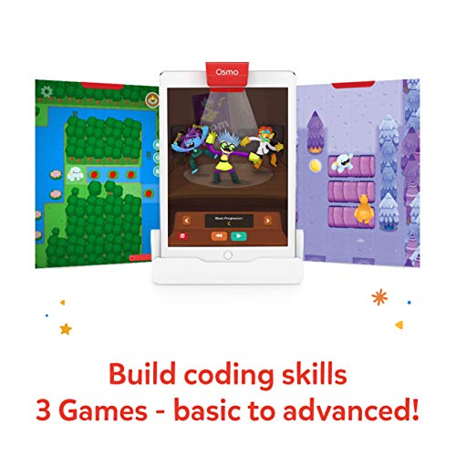 Osmo - Coding Starter Kit for iPad - 3 Educational Learning Games - Ages 5-10+