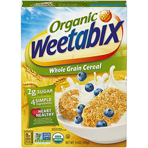 Weetabix Organic Whole Grain Cereal Biscuits 14 Oz Box