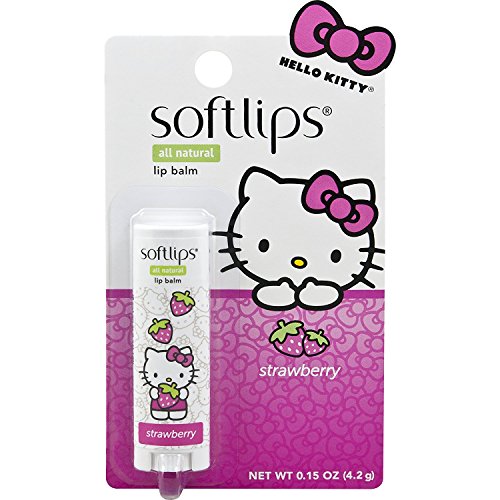 Softlips All Natural Hello Kitty Lip Balm - Strawberry 0.15 oz / 4.2 g
