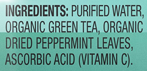 Teas&#39; Tea Unsweetened Mint Green Tea 16.9 Ounce (Pack of 12) Organic, Sugar Free, Zero calorie