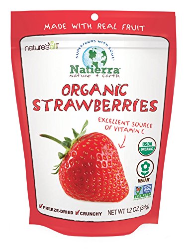 Natierra Nature&#39;s Organic Freeze-Dried Strawberries