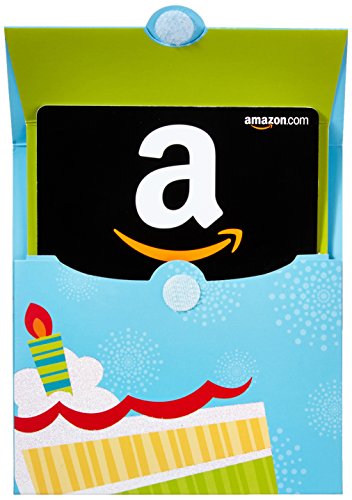 Amazon.com Gift Card in a Birthday Reveal
