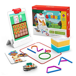 Osmo - Little Genius Starter Kit for iPad + Early Math Adventure - 6 Educational Learning Games - Ages 3-5
