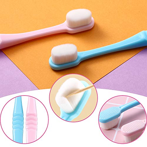 4 Pieces Soft Bristle Toothbrush Nano Toothbrush