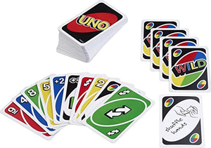 UNO Card Game, Gift for Kids and Adults, Family Game for Camping and Travel in Storage Tin Box [Amazon Exlclusive]