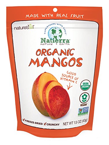 NATIERRA Nature&#39;s All Foods Organic Freeze-Dried Mangoes