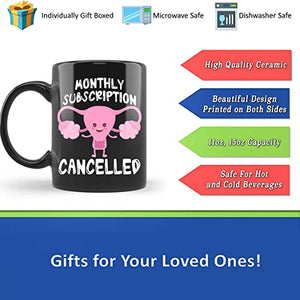 Funny Hysterectomy Gifts For Women, Uterus Mug, Post Hysterectomy mug, Get Well Mug for Women After Hysterectomy Surgery (Hyster-Black)