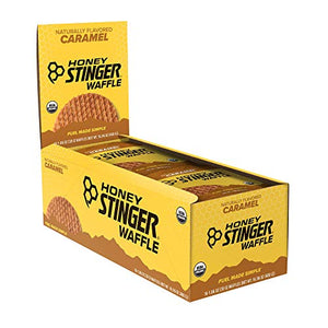 Honey Stinger Organic Waffle, Caramel 1.06 Ounce (16 Count)