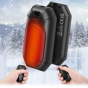 2-Pack Hand Warmers Rechargeable,Portable Electric Hand Warmers Reusable,USB 2 in 1 Handwarmers,Outdoor/Indoor/Working/Studying/Camping/Hunting/Golf/Pain Relief/Games/Warm Gifts for Men Women Kids