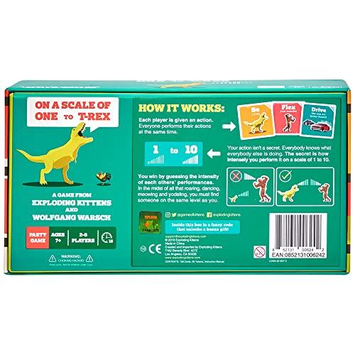 On a Scale of One to T-Rex by Exploding Kittens: A Card Game for Peopl ...