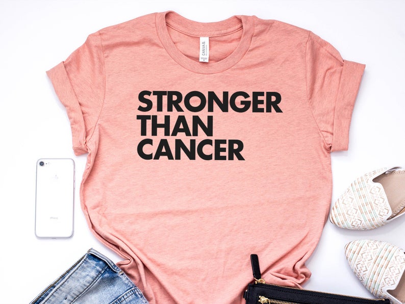 Cancer Awareness, Breast Cancer Shirt, Funny Cancer Shirt, Cancer T Shirt, Cancer Survivor, Stronger Than Cancer, Cancer Shirt