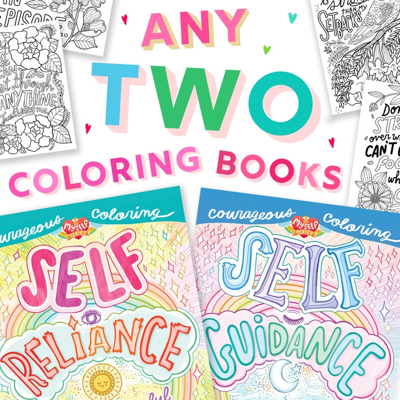 Coloring Book Set Art Therapy Support