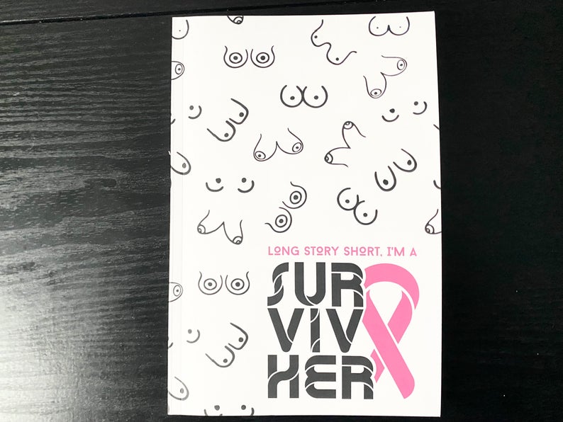SurvivHer Notebook: Breast Cancer Survivor Notebook Or Gratitude Journal