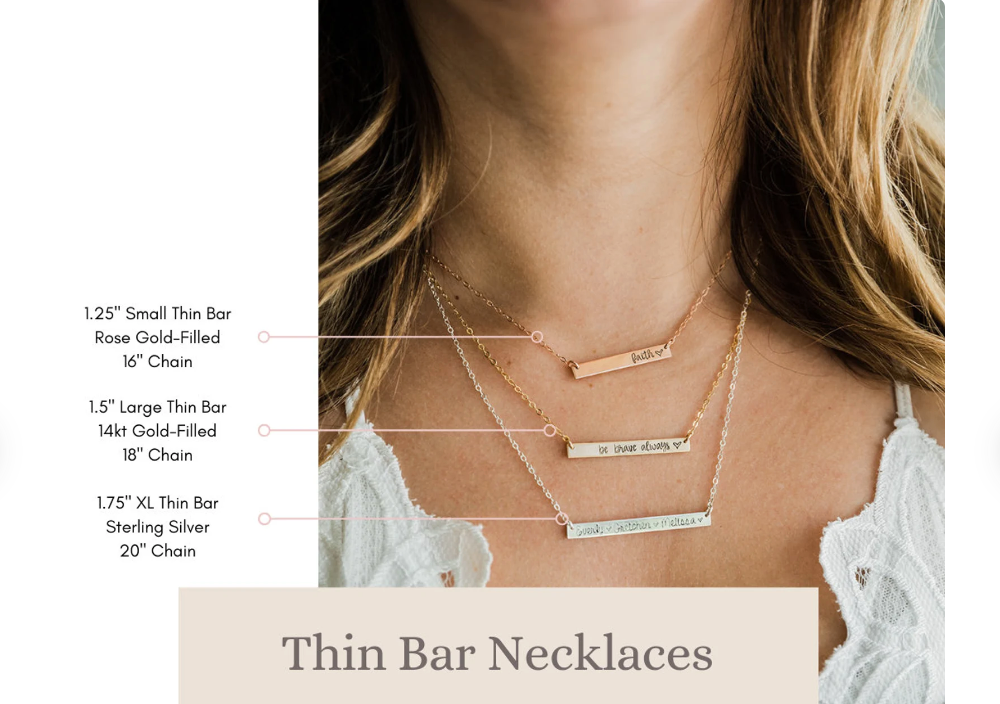 This Too Shall Pass Gold Bar Necklace