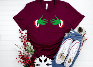 Funny Cute Christmas Shirt, Breast Cancer Shirt, Save the pumpkins shirt, Naughty Christmas shirt, Gift for her, sarcastic Christmas shirt