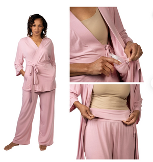 Post Surgery Pajamas (Alt. to Hospital Gown), Breast Cancer Gift for Mastectomy Surgery, Cancer Care Package for Women, Hysterectomy Gift