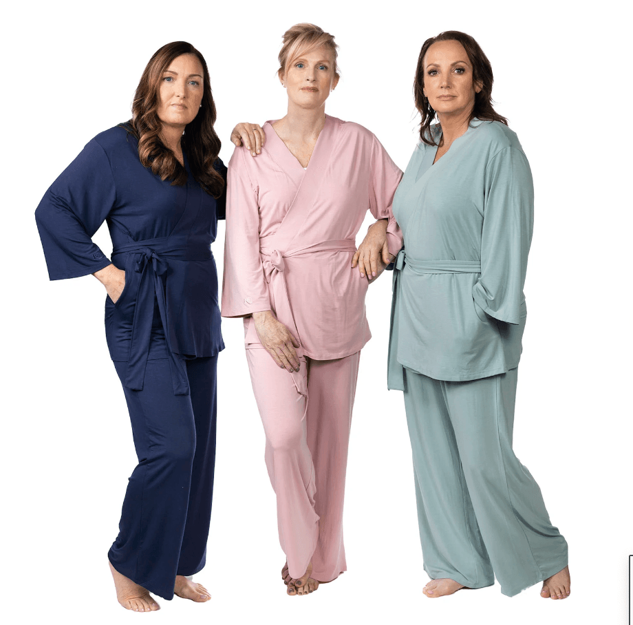 Alt Pyjamas Post Surgery Pajamas (Alt. to Hospital Gown), Breast Cancer Gift for M ...