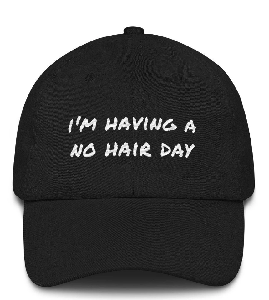 No Hair Day Baseball Cap Gift for Chemo