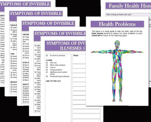 Printable Medical Planner - TRACK, ORGANISE, PLAN all your health care needs from Chronic Illness to wellness