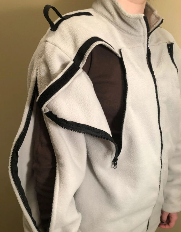 Fleece Jacket For Dialysis
