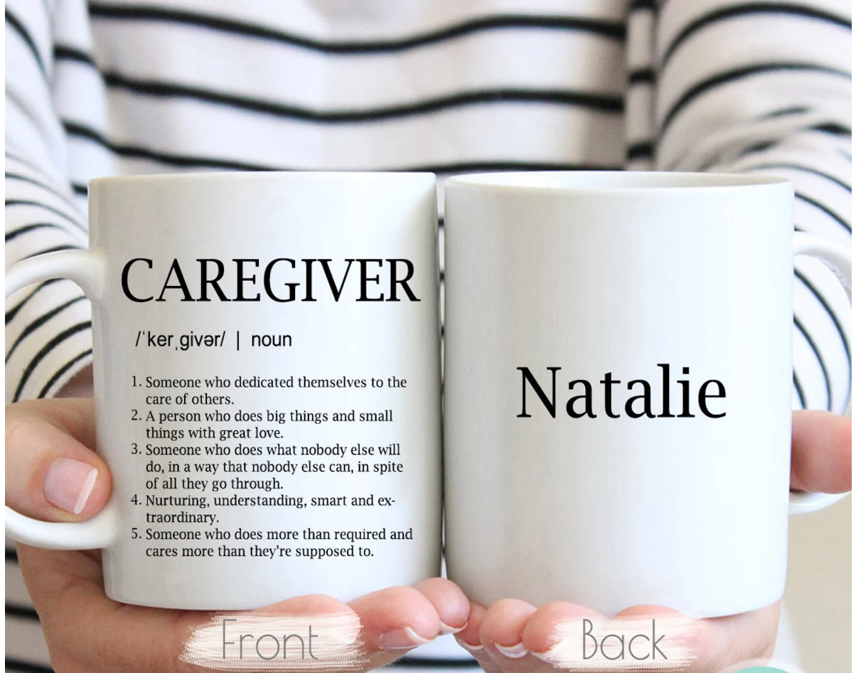 Caregiver #2 - Caregiver Mug, Perfect Gift For Caregiver, Caregiver Dictionary Definition Mug, Nurse, Attendant, Hospice, Appreciation Gift