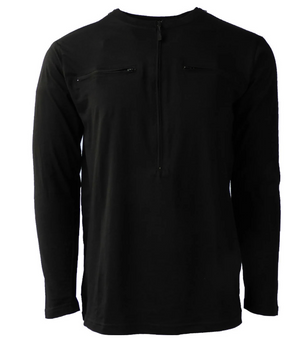 Men's 5 zipper Easy Port Access Chemo Shirt - Best Gift for Cancer Patients