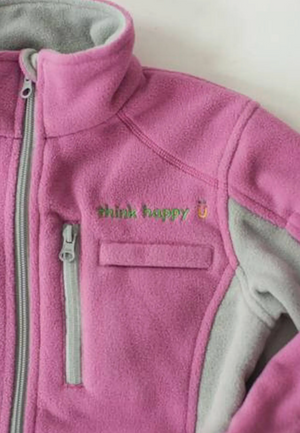 Girl's Cozy Fleece Chemotherapy Jacket - Pink- Chemo Cozy