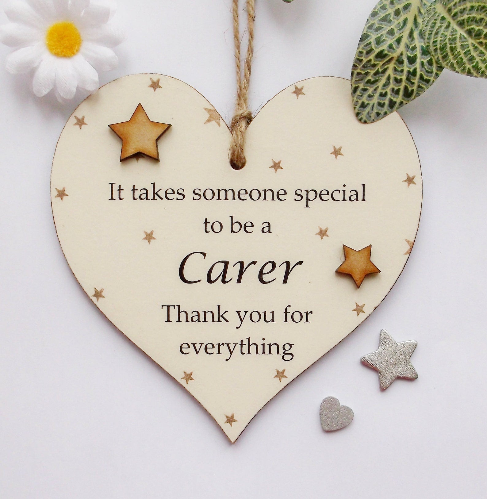 It takes Someone Special To Be A Carer Thank You Carergiver Gift Plaque With Star Decoration