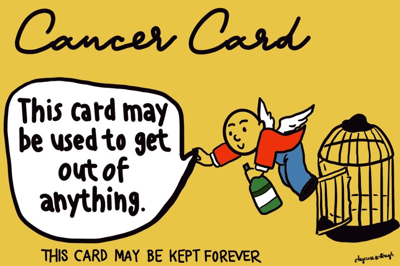 The Cancer Card Keychain