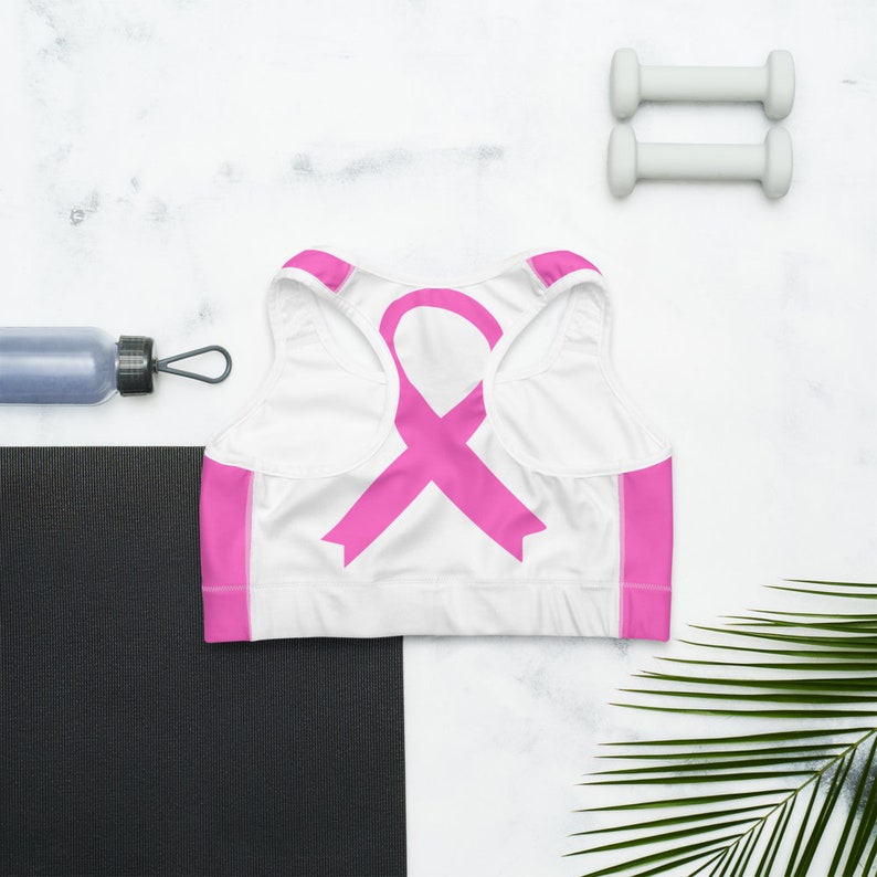 Breast Cancer Warrior Cupless Sports Bra Yoga Bra